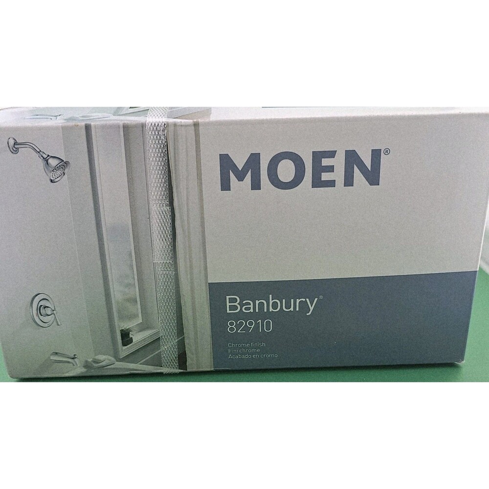 Moen Banbury 82910 Tub Shower Faucet Trim Set, Posi-Temp VALVE INCLUDED - Chrome
